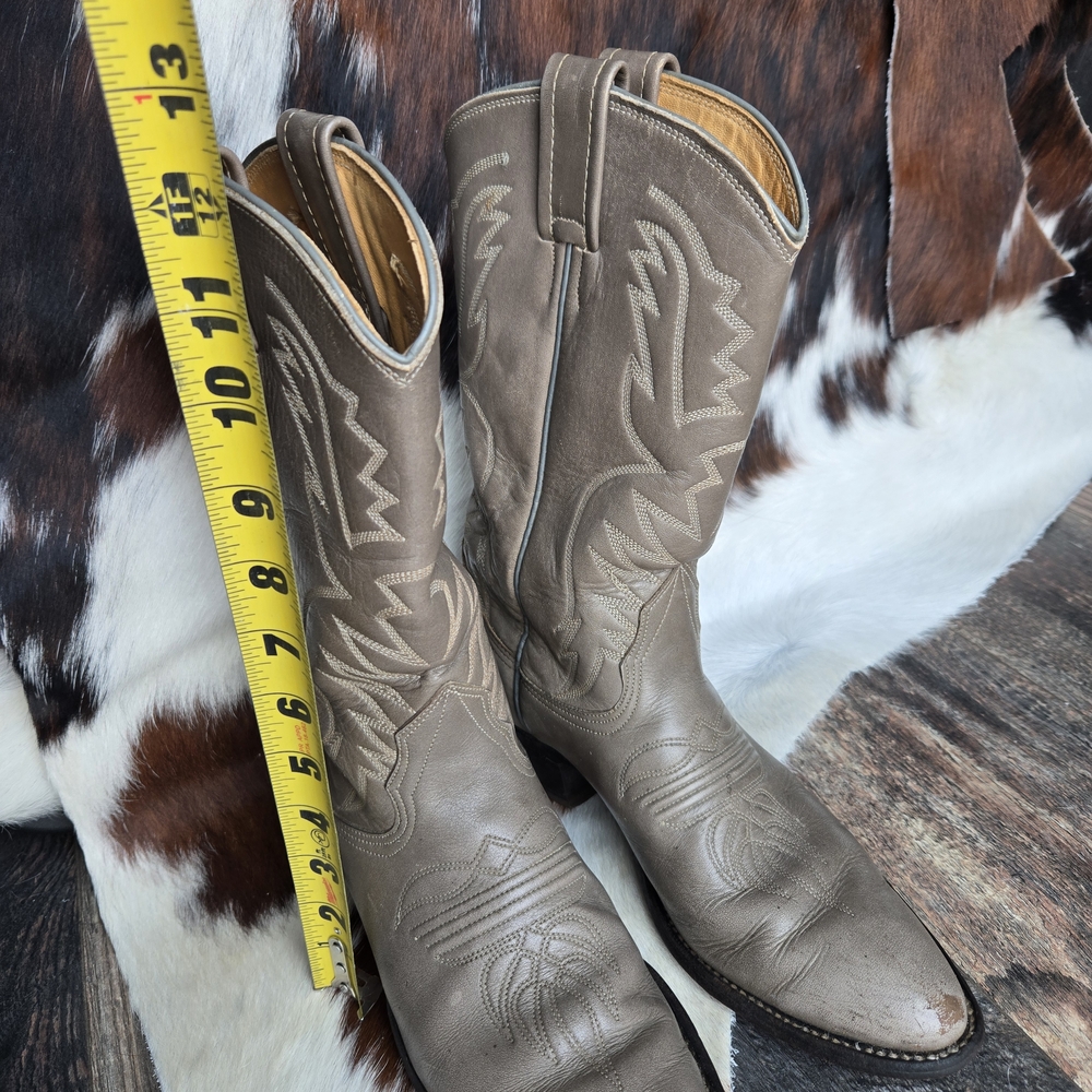 Western Cowboy Boots - Grey